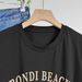 Women's Clothing Women's Casual Round Neck Short Sleeve T-Shirt Multi-Color Style Simple Fashionable Sports Top Solid Printed Loose Fit_ecoleips.com