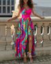 Women's Clothing Pink Solid Color Dress_ecoleips.com