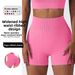 Women's Clothing High Waist Yoga Shorts For Women Outdoor Hip Lifting Sports Running Quick Drying Fitness Pants Yoga Wear_ecoleips.com