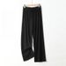 Pantalones De Mujer New Ice Silk Pajamas Pant For Women Nightwear Spring Summer Wide Leg Pants Casual Sleepwear Home Trousers_ecoleips.com