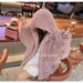 Women’s Fox Fur Hooded Coat – Trendy Faux Fur Jacket | Longline Winter Outerwear With Plush Collar_ecoleips.com