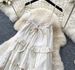 Women's French Style Sleeveless Dress Summer Korean Ruffled Tiered Skirt Slimming Elegant Long Dress Vacation Inspired_ecoleips.com