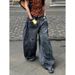 Black Jeans Women Vintage High Waisted Cargo Jeans Straight 2025 Summer Casual Loose Big Size Wide Leg Denim Baggy Pants Y2K_ecoleips.com