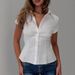 2025 New Casual Top Double Button Women's Sexy Shirt_ecoleips.com