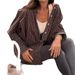 DiYun European American Casual Vacation Versatile Plaid Long-sleeve Jacket Shirt Women's Clothing 2025 Autumn And Winter_ecoleips.com