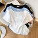 Summer New Style Rhinestone Top For Women Sweet And Spicy INS Design Ice Silk Knitwear Bulk Production T-Shirt Bulk_ecoleips.com