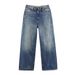 Women's Clothing Classic Mid-Rise Fold-Up Jeans Casual Cotton Solid Color Spring/Autumn Summer Homme Clothing_ecoleips.com