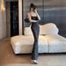 Women's Clothing Sexy Niche Trendy Brand Rhinestone Sling Slim Dress Black Apricot Long Dress Birthday Fishtail Dress_ecoleips.com