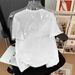 Women's Summer T-Shirt Seashell & Starfish Print round Neck Short Sleeve Casual Elegant Fashion Top for Sweet Vacation Style_ecoleips.com
