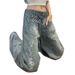 2027 Fashion American Retro Jeans Women Cotton High Waist Flowers Embroidery Washed Curved Knife Wide Legs Denim Pants_ecoleips.com