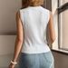 Women's Color Block Knit Top Collared Style Spring Summer Fashion Relaxed Everyday Wear Comfortable Feshion_ecoleips.com