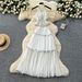 Women's Clothing Pure Desire Holiday Suit Summer Sexy Halter Neck V Neck Backless Chiffon Top High Waist Large Swing Skirt Suit_ecoleips.com