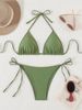 Sexy Backless Bikini Set – High-Cut Cheeky Bottoms & Adjustable Straps (Trendy & Flattering For Beach & Pool)_ecoleips.com