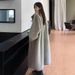 Luxury Longline Faux Fur Coat – Plush Winter Outerwear With Shawl Collar (3 Elegant Colors) For Streetwear & Evening Glamour_ecoleips.com