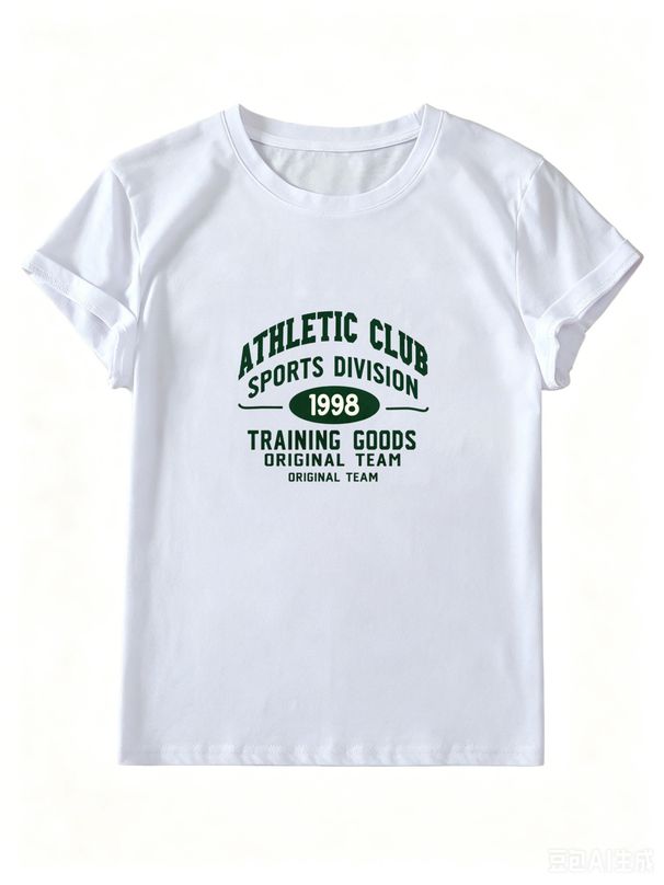 Women's Pure Cotton Short Sleeve Tee, Lightweight Comfortable Crew Neck T-Shirt, Easy Match Casual Summer Essential_ecoleips.com