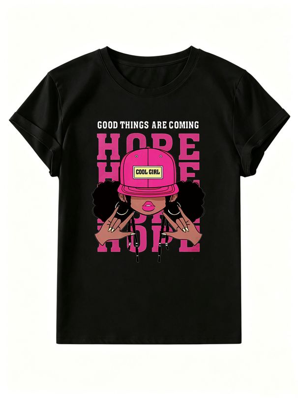 Women's Hip-hop Style Braided T-shirt, Pure Cotton Short-sleeved Commuter Shirt._ecoleips.com