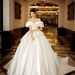 One Shoulder Satin Main Wedding Dress 2025 New Bride High End Texture On The Run Princess Trailing Out Of Light Tulle_ecoleips.com