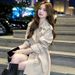 Korean-style Loose Casual For Petite Women, 2025 New Spring Model, High-end Slimming Design Trench Coat_ecoleips.com