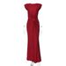 European And American Best-Selling Women's Clothing 2026 Spring New Fashion Elegant Slim-Fit Pleated Solid Color_ecoleips.com