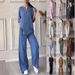 Women's Clothing Fashion Solid Color Cotton And Linen Casual Suit Pants_ecoleips.com