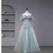 Elegant Off-Shoulder Ball Gown – A-Line Tulle Dress For Concerts, Recitals & Formal Events (XS-3XL)_ecoleips.com
