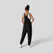 Voya Women's Comfortable And Casual Design With Pleats At The Waist For Slimming And Ankle Binding One-piece Overalls_ecoleips.com