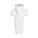 Women's Clothing Puff Sleeve Off Shoulder Sexy Slim Hip Skirt Mid Length With Belt_ecoleips.com