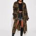 Women's Edgy Camo Windbreaker – Distressed Long Jacket With Ripped Detailing, Streetwear Outerwear (Light Green/Dark Green)_ecoleips.com
