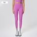 New Dropshipping Style, Seamless Yoga Pants, High Waisted, Hip Lifting, Tummy Flattening, Suitable For Running, Sports, And Fitness, Cropped Length._ecoleips.com
