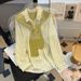 Women's Long Sleeve Shirt With Detachable Shawl Collar – Loose Fit Striped Blouse For Spring, Casual & Office Wear_ecoleips.com