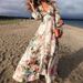 Women's Clothing Style Long Sleeve Dress Deep V Neck Printed Design Long Sleeve For Formal & Casual For Women_ecoleips.com