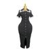 Women's Clothing Round Neck Knitted Dress Women's Summer Small_ecoleips.com