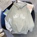 women's Hooded Sweatshirt, Spring And Autumn 2025 New Style, Fleece-lined, Thickened, Loose-fitting,_ecoleips.com