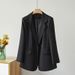 Women's Clothing Small Suit Women's Coat Jacket Spring And Autumn New Style Fashion Loose Enlarged_ecoleips.com