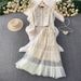 Inspired Elegance: Luxe Boucle Jacket & Sequin Mesh Dress Set (S-XXL, Beige/Purple, Office-to-Evening Versatility)_ecoleips.com