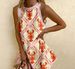 Spring New Women's Clothing Marine Life Loose Sleeveless Short Dress_ecoleips.com