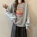 European American Fleece-lined Thickened Hoodless Crew Neck Pullover Sweatshirt For Women, 2024 Autumn And Winter New_ecoleips.com