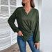 Women's T-Shirts, Multiple Colors, Short Sleeve, V Neck, Cotton Blend, Casual Wear, Everyday Use_ecoleips.com