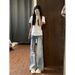 Vintage Light Blue Flared Jeans For Women – High-Waisted Wide-Leg Trousers With Retro Hem (S-5xl, Distressed Wash)_ecoleips.com