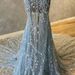 Women’s Clothing new long fishtail evening dress adult ceremony host evening dress sexy V neck slim dress_ecoleips.com