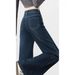 Dark Blue High-waisted Jeans Women, 2025 New Model For Autumn, Spring, Summer, Stretchy And Not Tight-fitting, Slightly_ecoleips.com