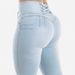European And American Cross-border High-waisted Elastic Washed Mom Jeans For Women, Casual Pants Wholesale_ecoleips.com