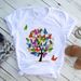 New Women's Fashion Butterfly Tree T-shirt_ecoleips.com