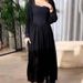 Elegant High-Waist Beaded Pearl Chiffon Evening Dress – Sexy & Glamorous, Perfect For Banquets & Parties_ecoleips.com