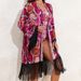 Women's Sun Protection Two Piece Bikini Set Snakeskin Print Tassel Cover Up Swimsuit Sexy Vacation Wear_ecoleips.com