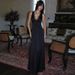 European And American Women's Clothing 2025 Winter New Fashion Sexy Lace Trim Deep V Neck Slim Fit Backless Dress_ecoleips.com