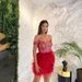 Women's Clothing Sexy And Gorgeous One Shoulder Feather Dress_ecoleips.com