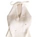 Women's French Style Beaded Strapless Cami Top Backless Knit Sleeveless Bustier Chic Layering Statement Piece_ecoleips.com