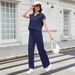 Women's Clothing New Summer Clothing Women's Suits Vest Tops Casual Trousers Wide Leg Pants_ecoleips.com