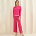 2025 New Russian Long Sleeve Sweater Knitted Top And Pants Set For Women_ecoleips.com